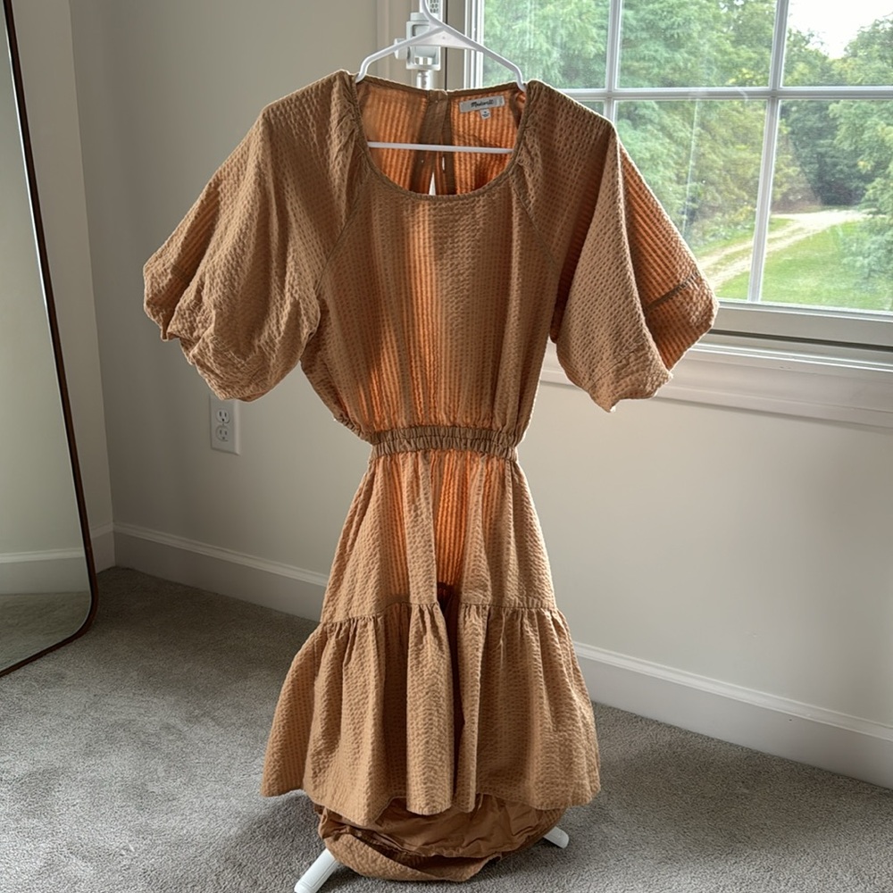 Open back detail madewell dress